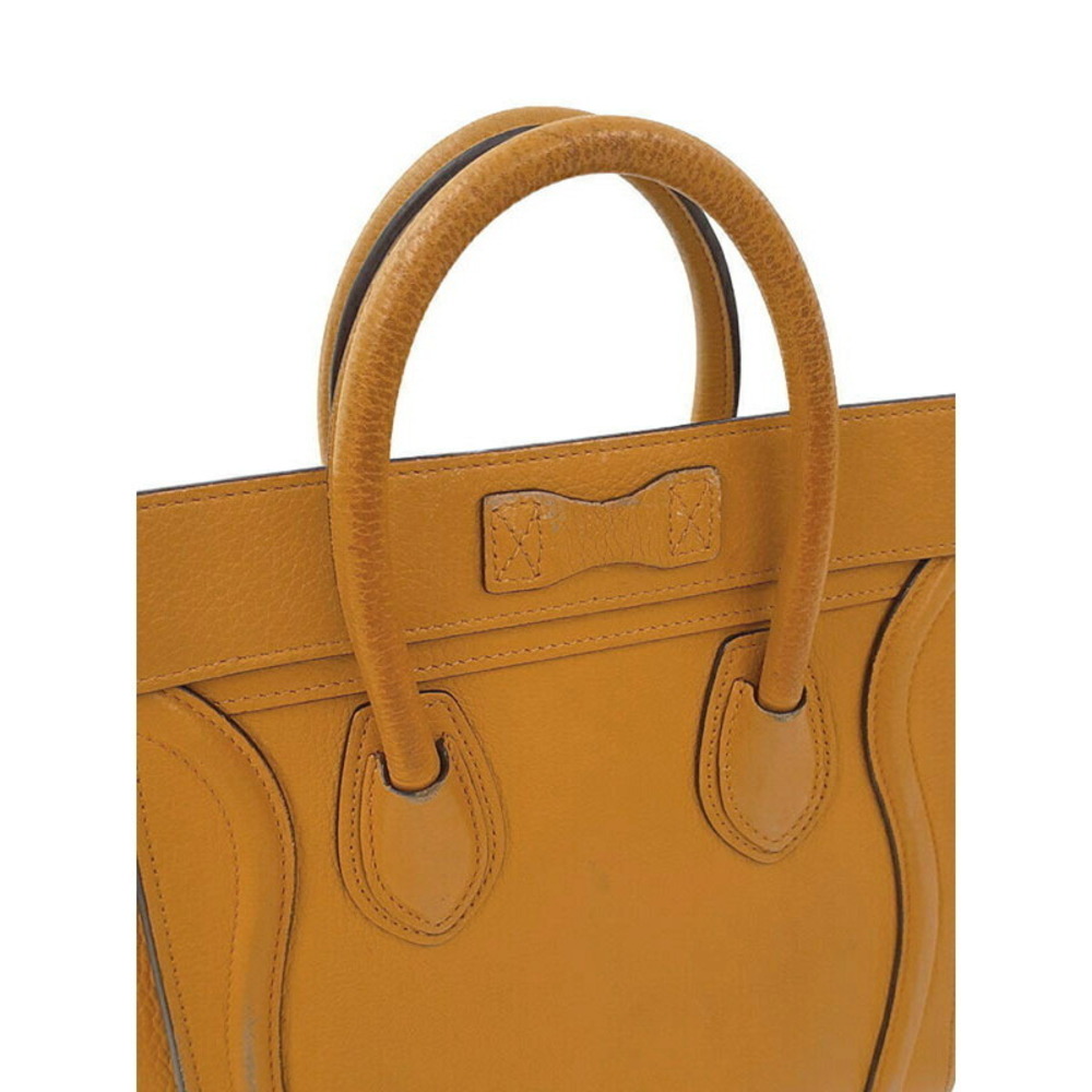 Celine Shopper Leather Shoulder Bag - Picture 6 of 9